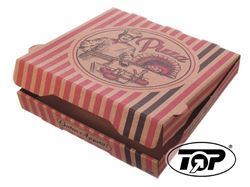 Pizzakarton 33x33x4,2 cm, NYC Kraft, 100 Stück
