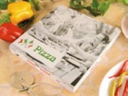 Pizzakarton 32x32x3 cm, Topline, 150 Stück