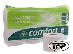 Toilettenpapier weiß 2-lagig, 64 Rollen