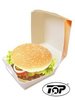 Hamburger Box klein, 500 Stück